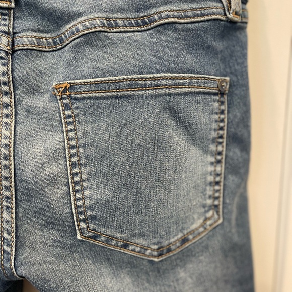 Free People Woman’s Medium Wash Skinny Denim Jeans Size:26 - Picture 4 of 12